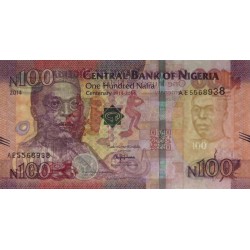 Nigéria - Pick 41a - 100 naira - Série AE - 2014 - Commémoratif - Etat : NEUF