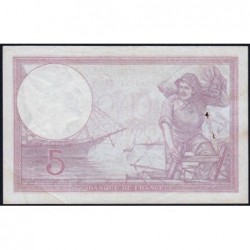 F 04-01 - 13/07/1939 - 5 francs - Violet modifié - Série B.58010 - Etat : TTB+