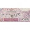 F 04-04 - 03/08/1939 - 5 francs - Violet modifié - Série N.59942 - Etat : B+