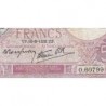 F 04-05 - 10/08/1939 - 5 francs - Violet modifié - Série O.60799 - Etat : TB-