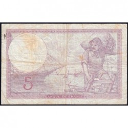 F 04-17 - 12/12/1940 - 5 francs - Violet modifié - Série R.67239 - Etat : TB