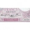 F 04-18 - 26/12/1940 - 5 francs - Violet modifié - Série S.68098 - Etat : SUP