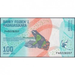 Madagascar - Pick 97 - 100 ariary - Série F - 2017 - Etat : NEUF