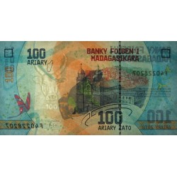 Madagascar - Pick 97 - 100 ariary - Série F - 2017 - Etat : NEUF