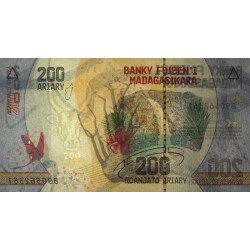 Madagascar - Pick 98a - 200 ariary - Série B - 2017 - Etat : NEUF