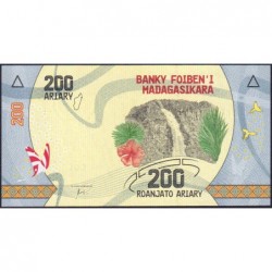 Madagascar - Pick 98a - 200 ariary - Série C - 2017 - Etat : NEUF