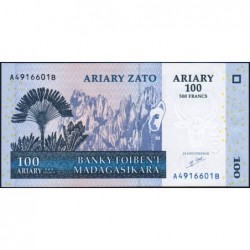 Madagascar - Pick 86a - 100 ariary - 500 francs - Série A B - 2004 - Etat : NEUF
