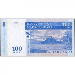 Madagascar - Pick 86a - 100 ariary / 500 francs - Série A B - 2004 - Etat : NEUF