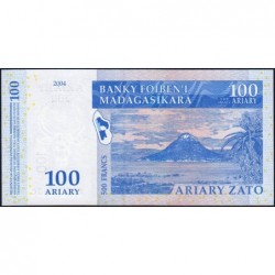 Madagascar - Pick 86a - 100 ariary - 500 francs - Série A C - 2004 - Etat : NEUF