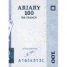 Madagascar - Pick 86a - 100 ariary - 500 francs - Série A C - 2004 - Etat : NEUF