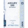 Madagascar - Pick 86b - 100 ariary - 500 francs - Série A Z - 2004 (2007) - Etat : NEUF