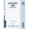 Madagascar - Pick 86b - 100 ariary / 500 francs - Série A Z - 2004 (2007) - Etat : NEUF