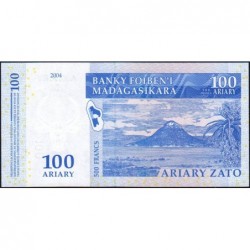 Madagascar - Pick 86b - 100 ariary - 500 francs - Série B E - 2004 (2007) - Etat : NEUF