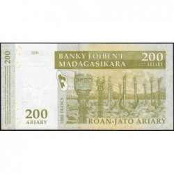 Madagascar - Pick 87a - 200 ariary - 1'000 francs - Série A A - 2004 - Etat : NEUF