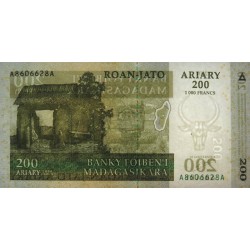 Madagascar - Pick 87a - 200 ariary / 1'000 francs - Série A A - 2004 - Etat : NEUF