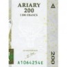 Madagascar - Pick 87a - 200 ariary - 1'000 francs - Série A E - 2004 - Etat : NEUF