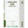 Madagascar - Pick 87b - 200 ariary / 1'000 francs - Série B D - 2004 (2007) - Etat : NEUF