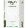 Madagascar - Pick 87b - 200 ariary - 1'000 francs - Série B D - 2004 (2007) - Etat : NEUF