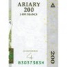 Madagascar - Pick 87b - 200 ariary - 1'000 francs - Série B H - 2004 (2007) - Etat : NEUF