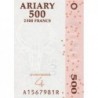 Madagascar - Pick 88b - 500 ariary - 2'500 francs - Série A R - 2004 (2007) - Etat : NEUF