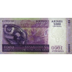 Madagascar - Pick 89a - 1'000 ariary / 5'000 francs - Série A A - 2004 - Etat : NEUF