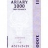 Madagascar - Pick 89b - 1'000 ariary - 5'000 francs - Série A V - 2004 (2007) - Etat : NEUF