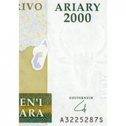 Madagascar - Pick 90b - 2'000 ariary - Série A S - 2008 -  Papier - Etat : NEUF