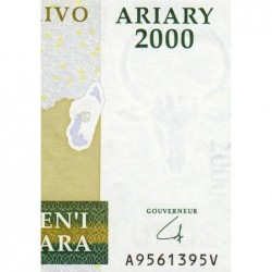 Madagascar - Pick 90b - 2'000 ariary - Série A V - 2008 - Etat : NEUF