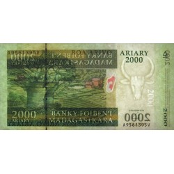 Madagascar - Pick 90b - 2'000 ariary - Série A V - 2008 -  Papier -  Etat : NEUF