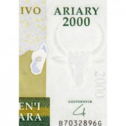 Madagascar - Pick 90b - 2'000 ariary - Série B G - 2008 - Etat : NEUF