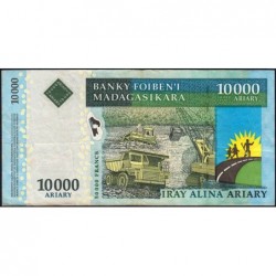 Madagascar - Pick 92a - 10'000 ariary / 50'000 francs - Série A T - 2007 - Etat : TB+