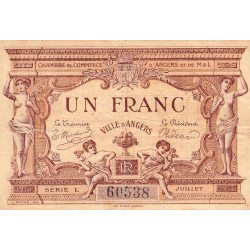 Angers (Maine-et-Loire) - Pirot 008-06-2 - 1 franc