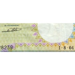 Congo (Kinshasa) - Pick 8a_3 - 1'000 francs - Série W - 01/08/1964 - Etat : TTB