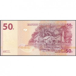 Rép. Démocr. du Congo - Pick 97a - 50 francs - Série KB A - 31/07/2007 - Etat : NEUF