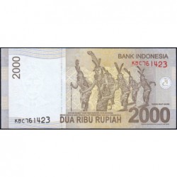 Indonésie - Pick 148a - 2'000 rupiah - Série KBC - 2009/2009 - Etat : NEUF
