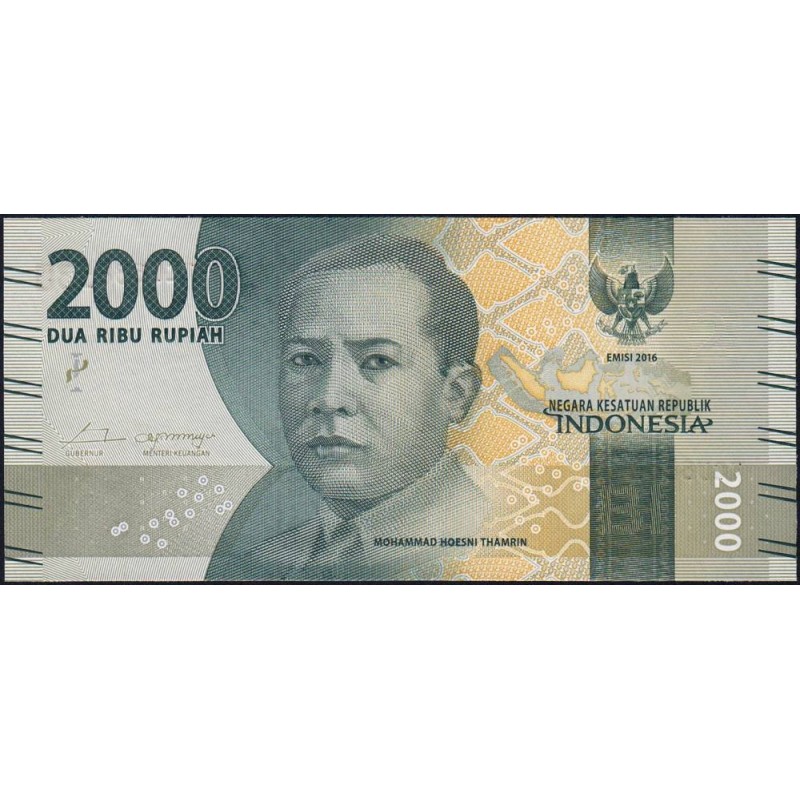 Indonésie - Pick 155b - 2'000 rupiah - Série TCU - 2016/2017 - Etat : NEUF
