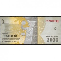 Indonésie - Pick 155b - 2'000 rupiah - Série TCU - 2016/2017 - Etat : NEUF