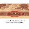 Chine - Banque Populaire - Pick 860b_2 - 1 fen - Série VII VII IV - 1953 - Etat : NEUF