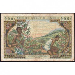 Cameroun - Pick 12b - 1'000 francs - Série M.12 - 1962 - Etat : TB