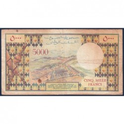 Djibouti - Pick 38a - 5'000 francs - Série P.1 - 1979 - Etat : TB