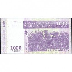 Madagascar - Pick 89a - 1'000 ariary / 5'000 francs - Série A B - 2004 - Etat : NEUF