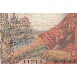 F 13-08 - 10/02/1944 - 20 francs - Pêcheur - Série D.111 - Etat : B+