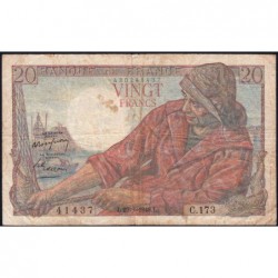 F 13-12 - 29/01/1948 - 20 francs - Pêcheur - Série C.173 - Etat : B+