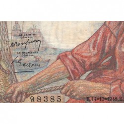 F 13-13 - 14/10/1948 - 20 francs - Pêcheur - Série W.182 - Remplacement - Etat : TB