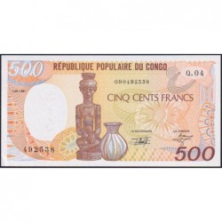 Congo (Brazzaville) - Pick 8d - 500 francs - Série Q.04 - 01/01/1991 - Etat : NEUF