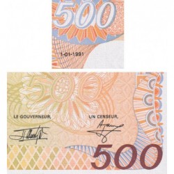 Congo (Brazzaville) - Pick 8d - 500 francs - Série Q.04 - 01/01/1991 - Etat : NEUF