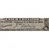 Cuba - Pick 45a - 5 centavos - Série J - 15/05/1896 - Etat : TTB+