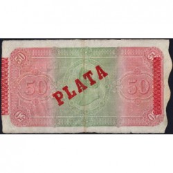 Cuba - Pick 50b - 50 pesos - Série D - 15/05/1896 - Etat : TTB+
