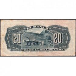 Cuba - Pick 53a - 20 centavos - Série I - 15/02/1897 - Etat : TTB