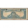 Cuba - Pick 69f - 1 peso - Série H A - 1945 - Billet annulé - Etat : TB-